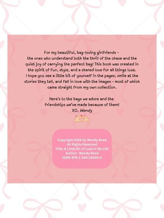 NWT SIGNED PAPERBACK: A LITTLE BIT OF LUXE IN MY LIFE - Picture 3 of 4